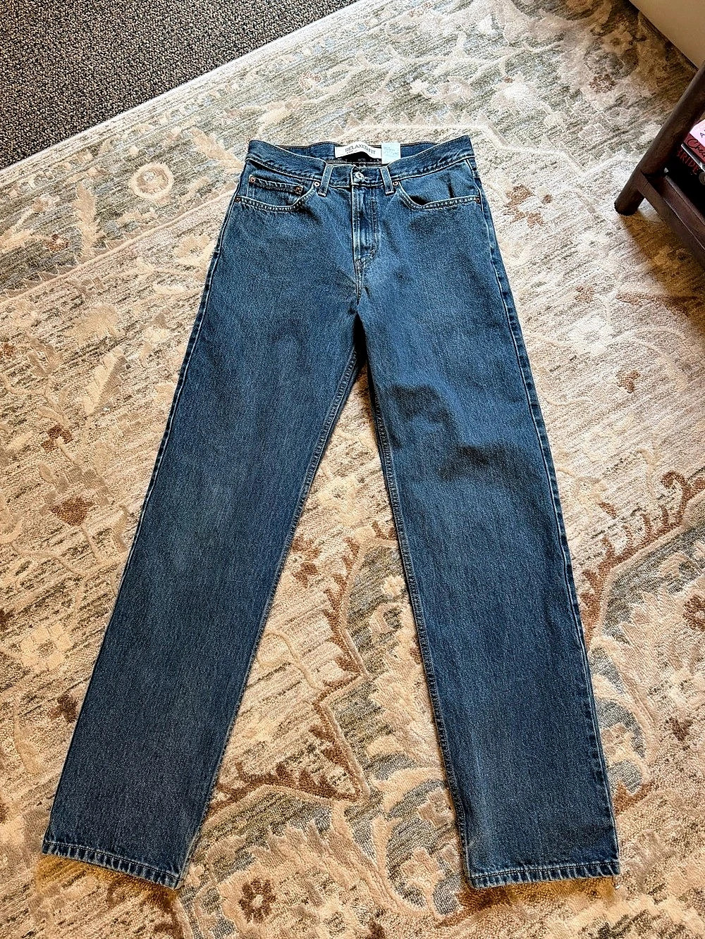 Levi's 505 Regular Fit Straight Leg Jeans Blue Waist 31 Length 34